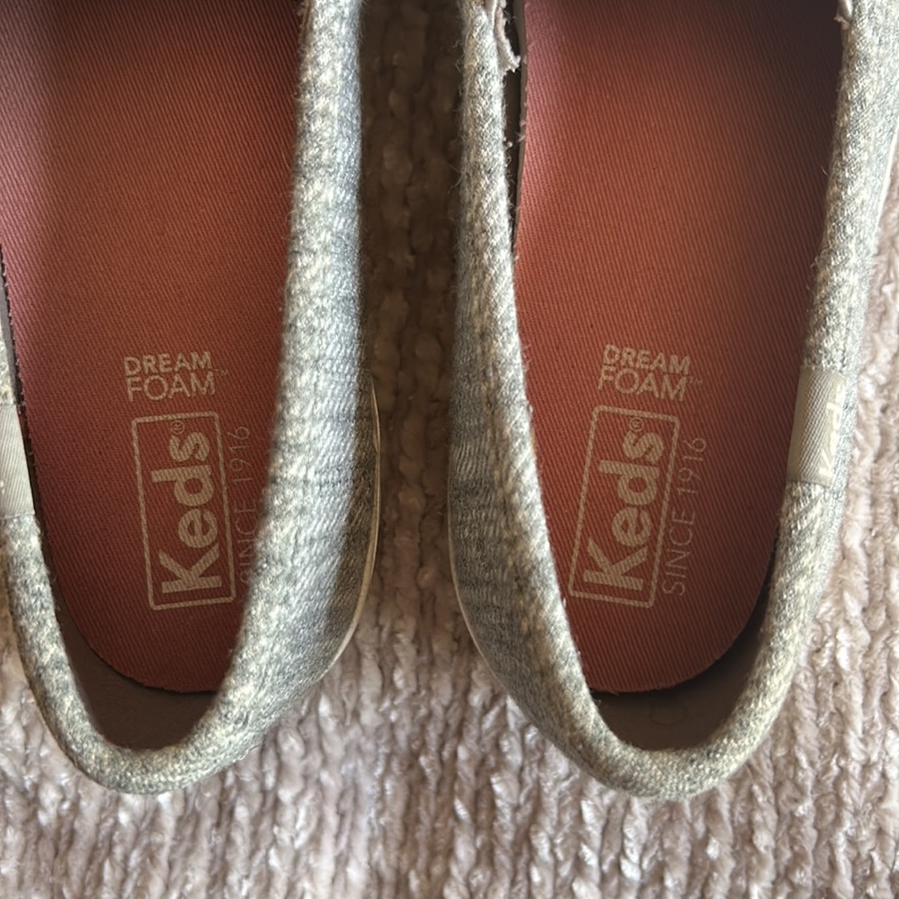 Keds Dream Foam Double Decker canvas slip-on shoes - women’s sz 7.5 - Picture 6 of 12